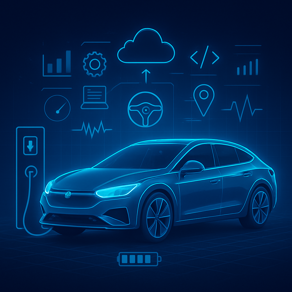 software defined vehicle or electric car-1